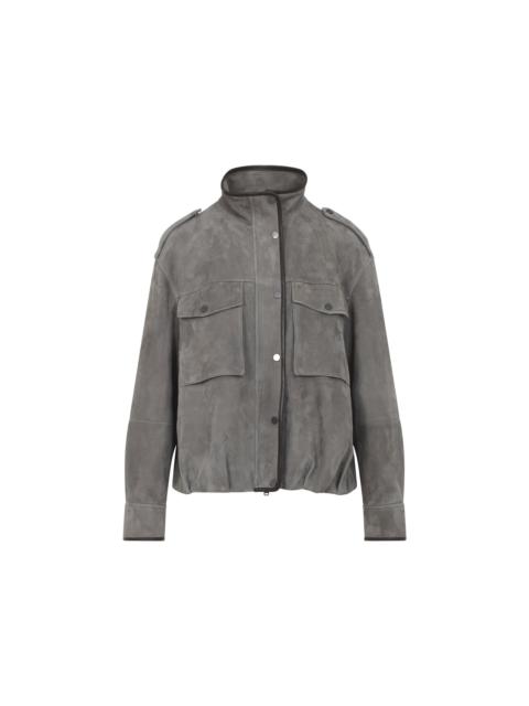 Brunello Cucinelli Brunello Cucinelli Suede Jacket Women