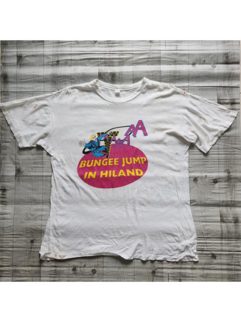 Other Designers Vintage 1980s Bungee Jump In Hiland TShirt