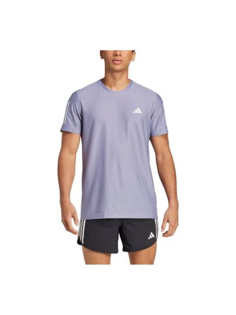adidas adidas Own the Run T-Shirt 'Silver Violet' JC9796