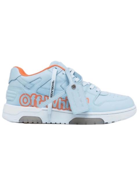 OFF-WHITE Out Of Office OOO "Off-White" Low Tops Light Blue Orange