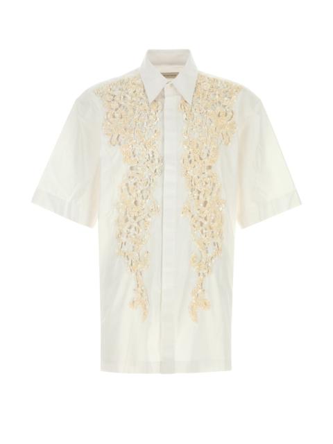 Dries Van Noten White poplin Cassidye shirt