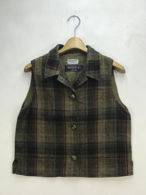 Max Mara MAX MARA WEEKEND LINE CHECKERED VEST