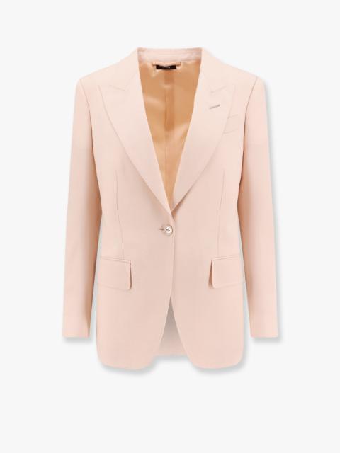 TOM FORD Tom Ford Wool Blazer With Silk Lining