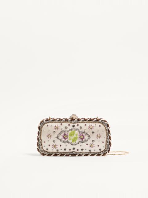 Valentino VALENTINO GARAVANI CARRY SECRETS EMBROIDERED MINAUDIERE