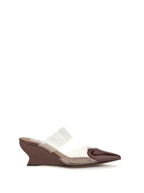 Alaïa Alaïa Women Le Coeur Patent Leather Mules