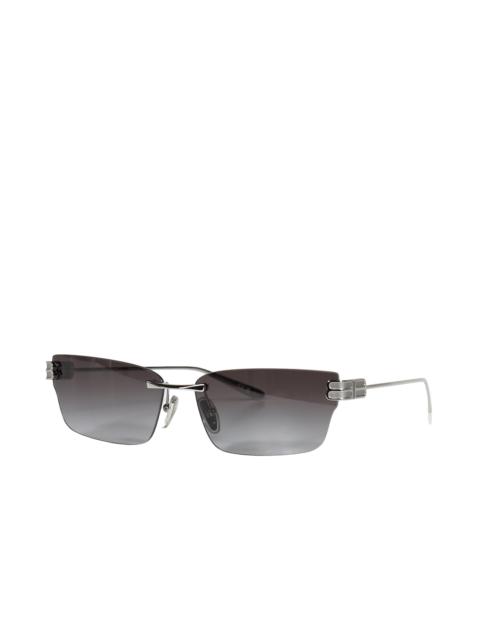 BALENCIAGA BB0487S-002 / SIL BLK