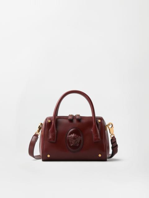 VERSACE Roomy Small Leather Boston Bag