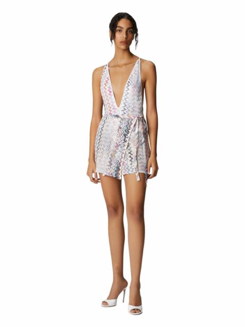 Missoni Missoni Viscose Blend Pareo Mini Skirt in Multicoloured at Nordstrom