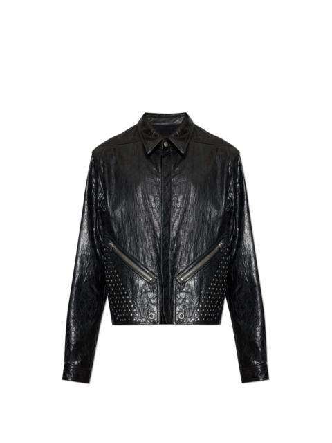 Rick Owens RICK OWENS Temple $3940 Tour Alice Black Jacket New & Authen