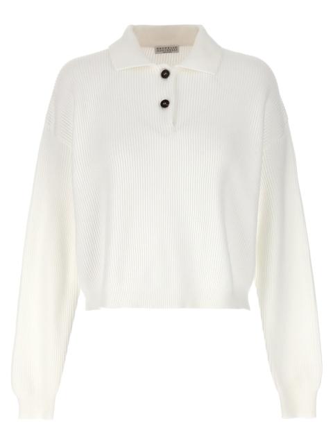 Brunello Cucinelli Brunello Cucinelli Women English Rib Polo Shirt