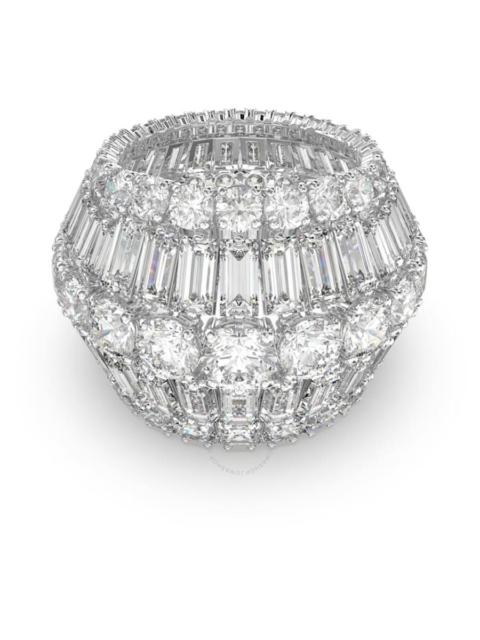 Swarovski - Swarovski Hyperbolamixed Cuts Cocktail Ring, Size 55