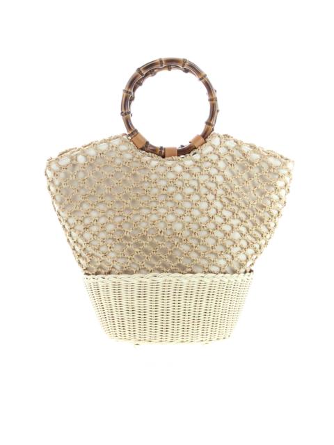 Other Designers Carla Saint Barth – Vimini Crochet Tote – Natural