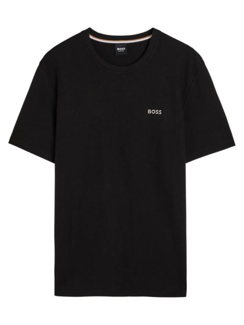 BOSS Boss Waffle Cotton-blend T-shirt