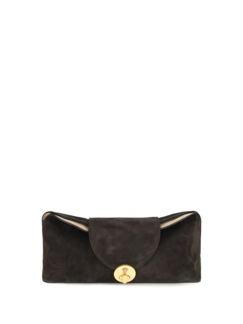 VERSACE Versace Vivian Suede Pouch Moka Gold