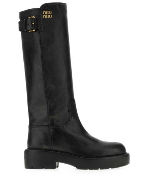 Miu Miu Miu Miu Women Stivali In Pelle