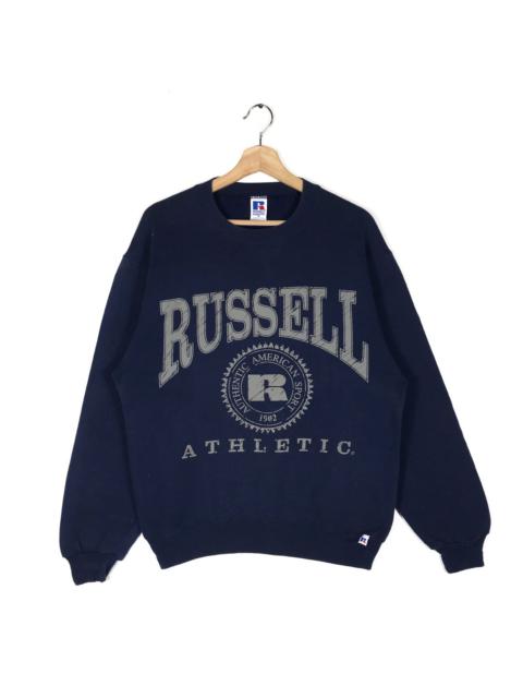 Other Designers Vintage - Vintage Big Logo Print By Russell Sweatshirt