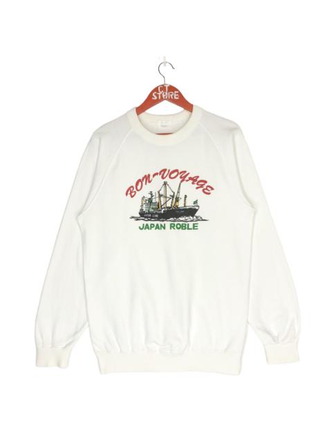 Other Designers Vintage - Vintage Bon Voyage Japan Roble Sweatshirts Big Logo