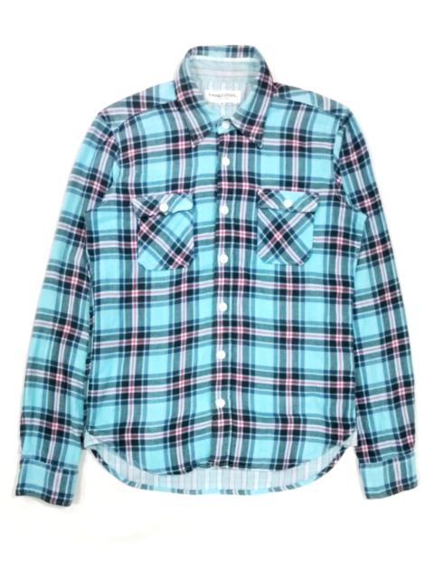 Other Designers RARE! VANQUISH PLAID L/SLEEVE FLANNEL