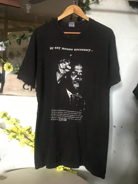 Other Designers Rap Tees - 90s MALCOLMX By any means necessary