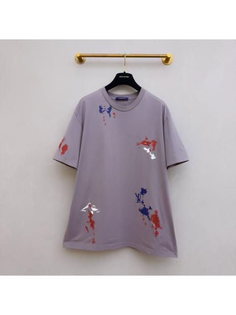 Louis Vuitton Louis Vuitton LV Embroidered Monogram Short Sleeve T-Shirt