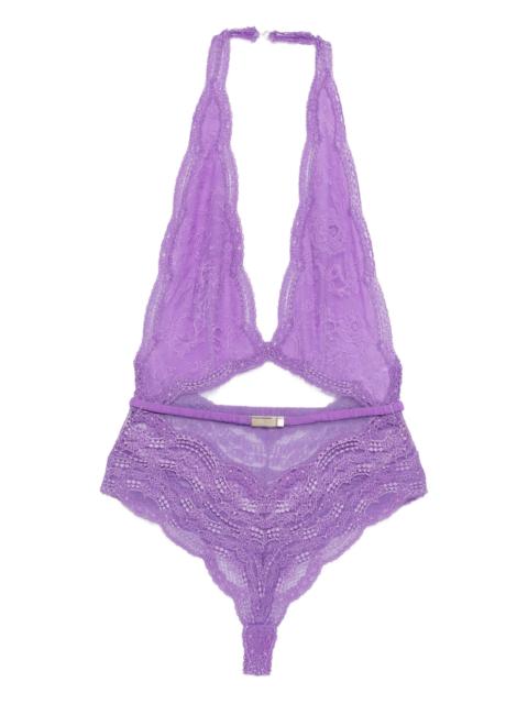 GUCCI Gucci Lace Cut-out Bodysuit