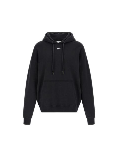 Off-White OFF-WHITE Paint Arrow Skate Black Cotton Hoodie New & Authen