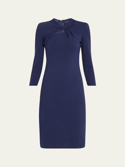 GIORGIO ARMANI Milano Twist-Front Jersey Dress