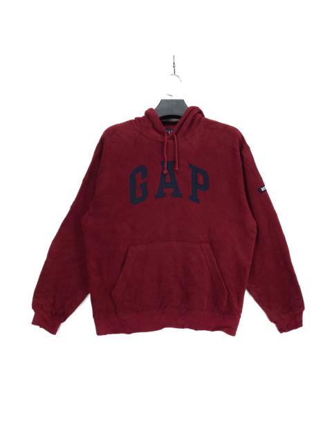 Other Designers Vintage - Gap Spellout Big Logo Red Fleece Hoodies #2502-96