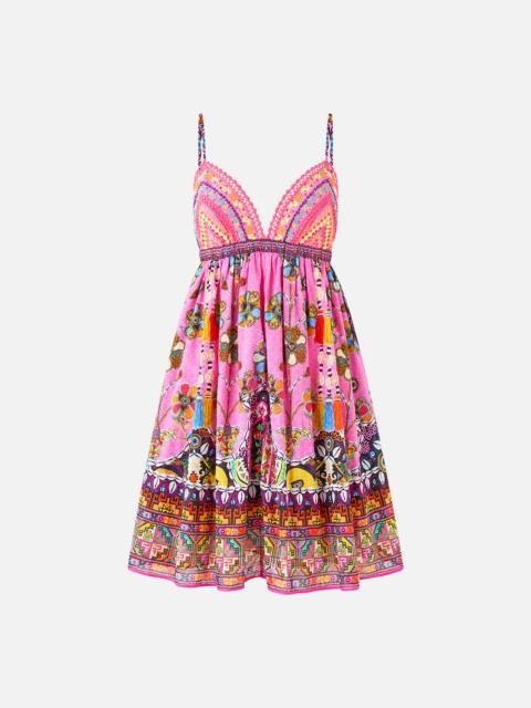 CAMILLA BRALETTE DETAIL SHORT DRESS