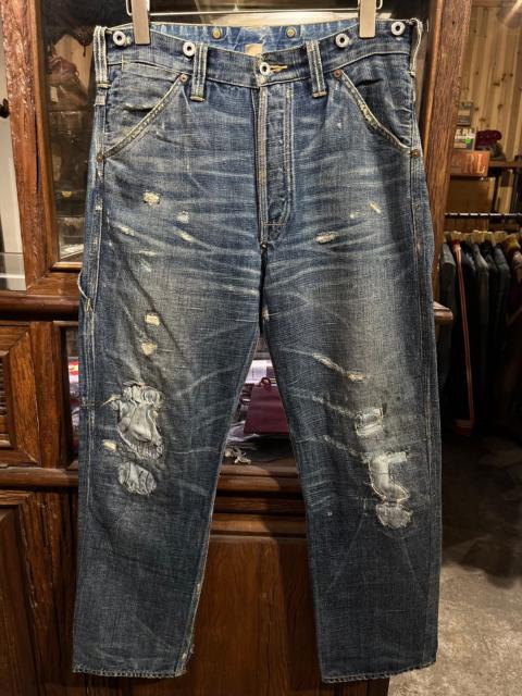 RRL by Ralph Lauren RRL Distressed Denim Jeans