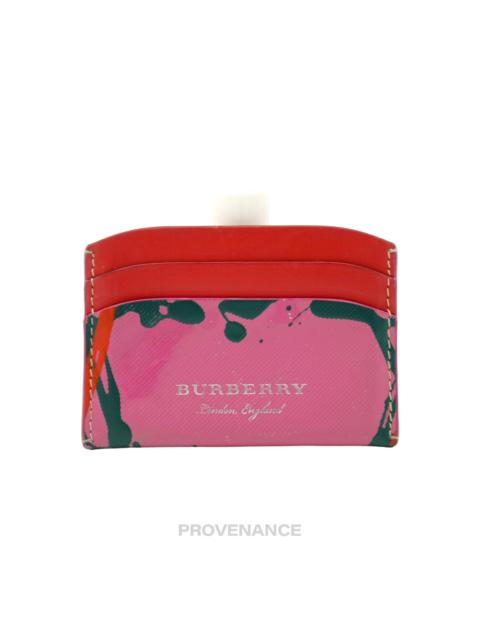 Burberry Burberry Card Holder Wallet - Abstract Painting