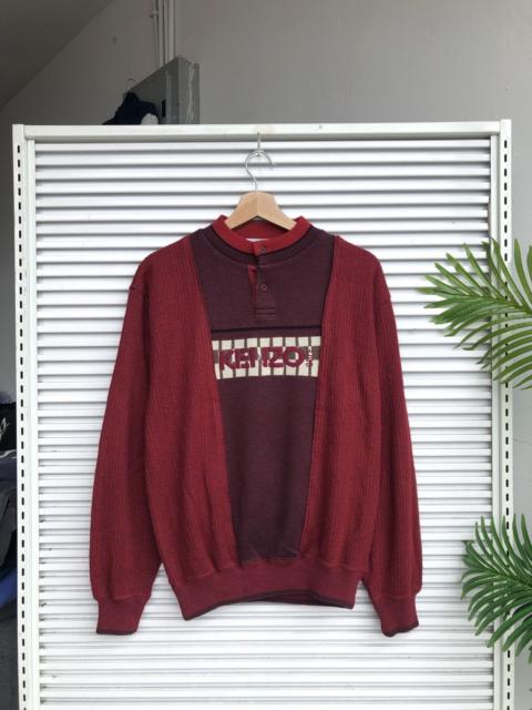 KENZO Kenzo Jeans Embroidered Knit Crewneck