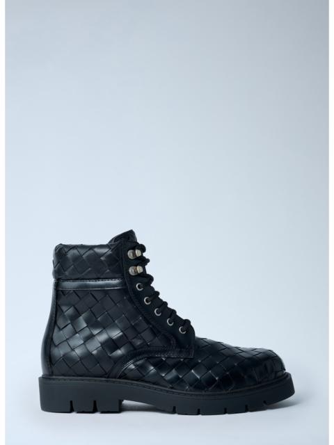Bottega Veneta Bottega Veneta Men Haddock Lace-Up Ankle Boots