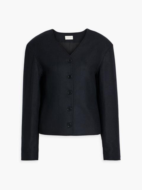 Loulou de Saison Vega brushed wool-blend felt jacket