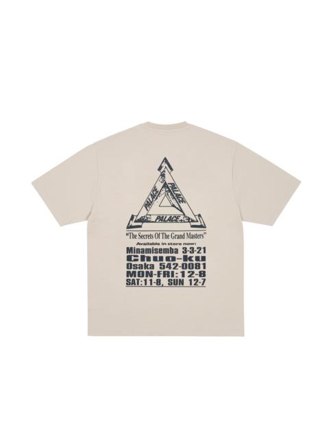 PALACE GRAND MASTER T-SHIRT STONEY GREY