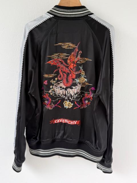 Givenchy Givenchy Heavy Embroidery Varsity Reversible Jacket