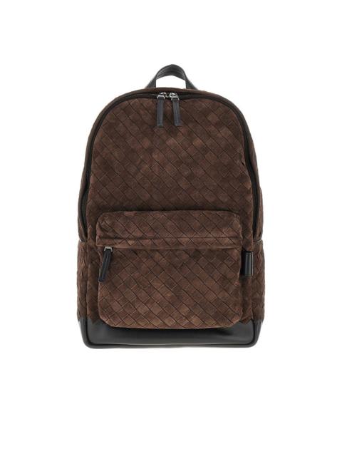 Bottega Veneta INTRECCIATO SUEDE LEATHER BACKPACK