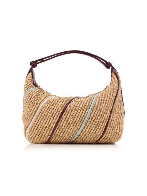 Bottega Veneta Wallace Raffia Mini Bag neutral