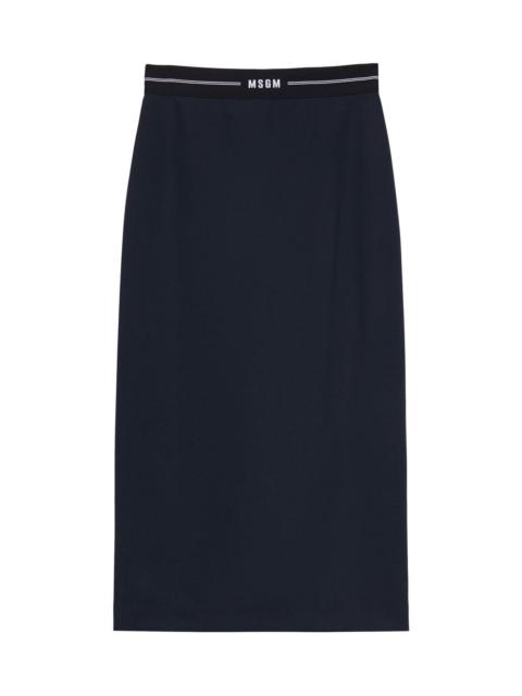 MSGM Wool skirt