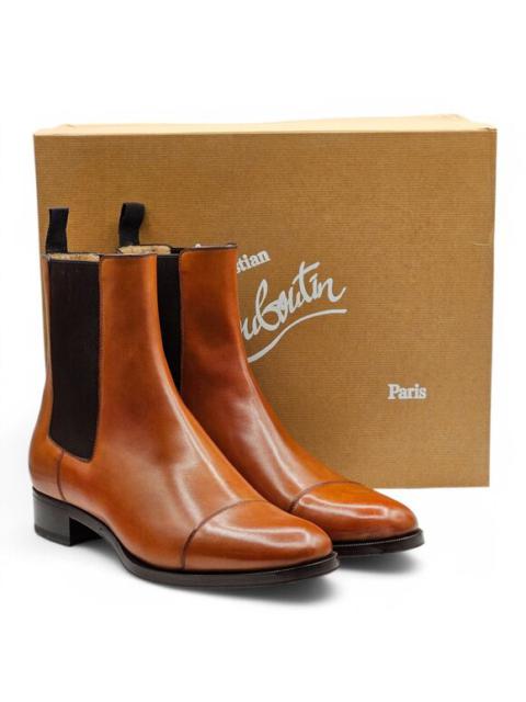 Christian Louboutin Christian Louboutin Antonio Chelsea Leather Boots - Brown - EU 42 / US 9 $1350