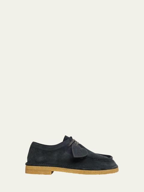 Bottega Veneta Daddy Derby Suede Wallabee Booties