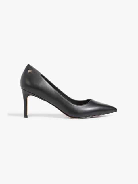 Stuart Weitzman Leigh 75 leather pumps