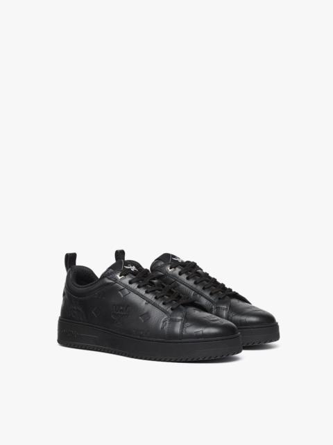 MCM Neo Terrain Lo Sneakers in Monogram Leather