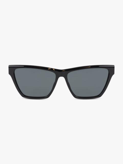 SAINT LAURENT SL M103 SQUARED CAT EYE SUNGLASSES | BLACK
