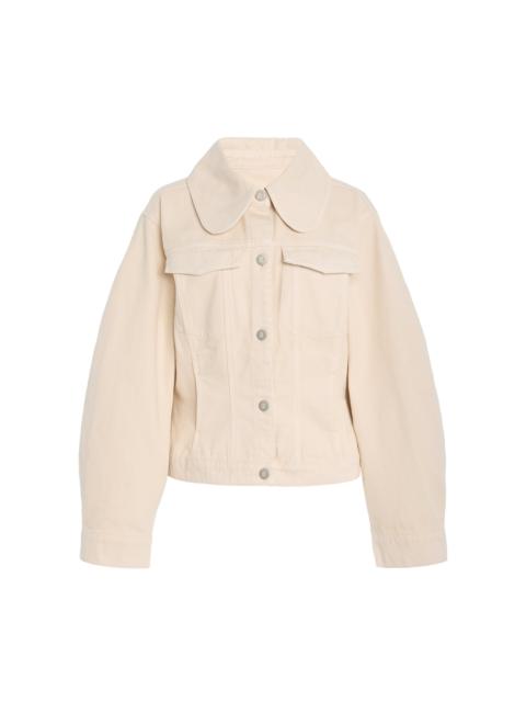 BY MALENE BIRGER Villies Organic Cottton Denim Jacket off-white