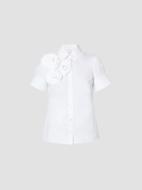 Erdem BUTTON DOWN SHIRT WITH ROSETTES