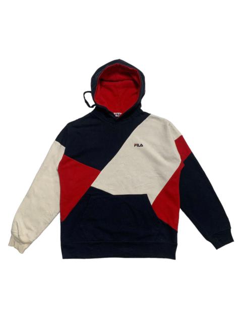 Other Designers Fila Color Block Multicolor Hoodie