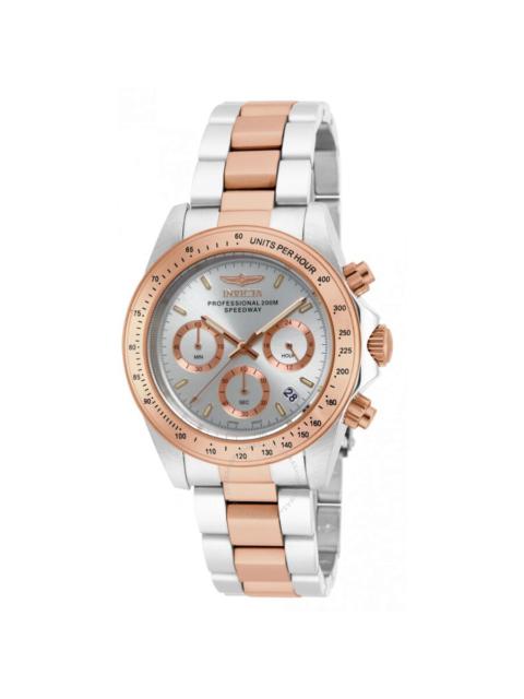 Other Designers Invicta Speedway Chronograph Silver Dial Two-tone Men's Watch 17030