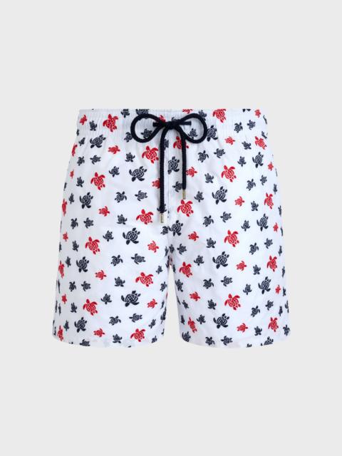 Vilebrequin Men Swim Trunks Embroidered Micro Ronde des tortues - Limited Edition