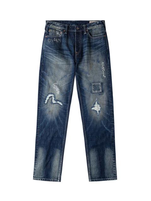 EVISU Hand-Drawn Printed Jeans #2020